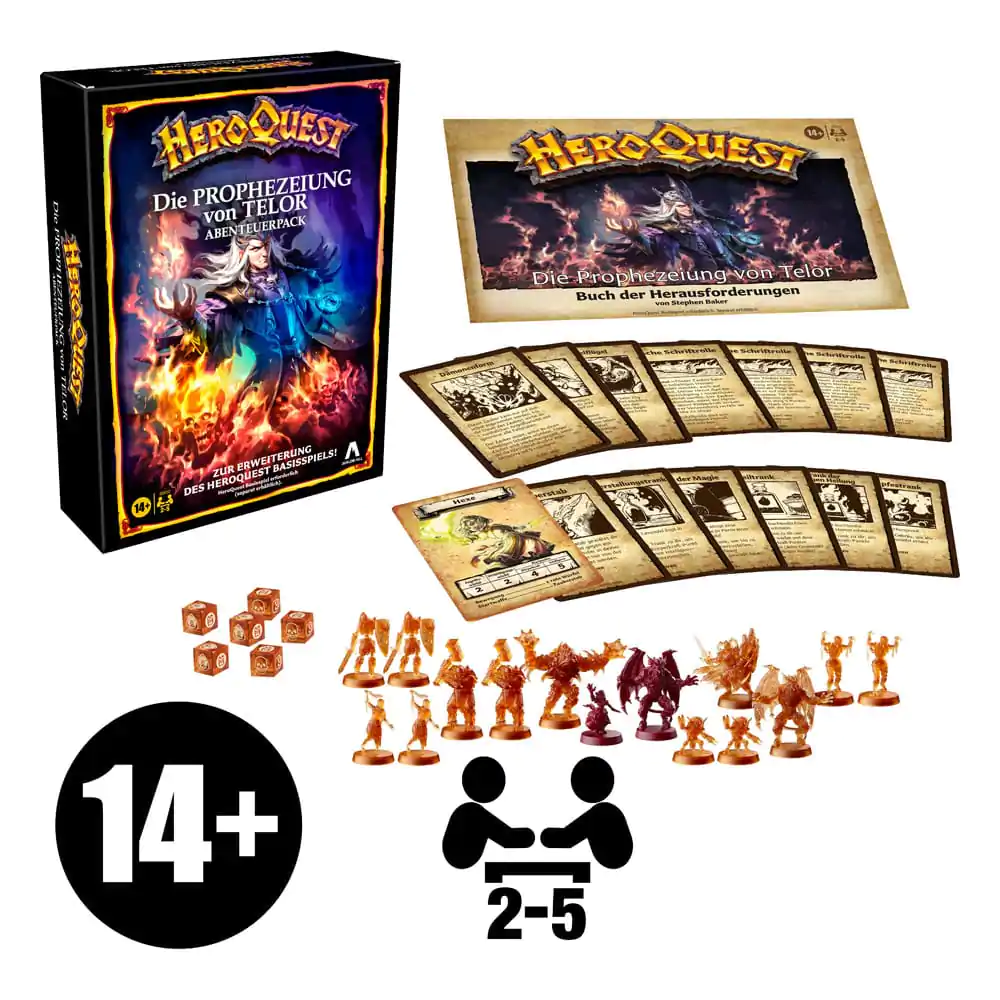 HeroQuest Board Game Expansion Set de misiuni Die Prophezeiung von Telor *Versiunea Germană* poza produsului