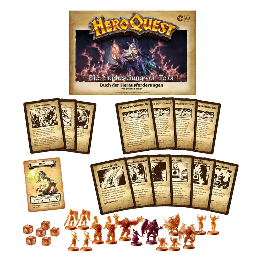 HeroQuest Board Game Expansion Set de misiuni Die Prophezeiung von Telor *Versiunea Germană* poza produsului