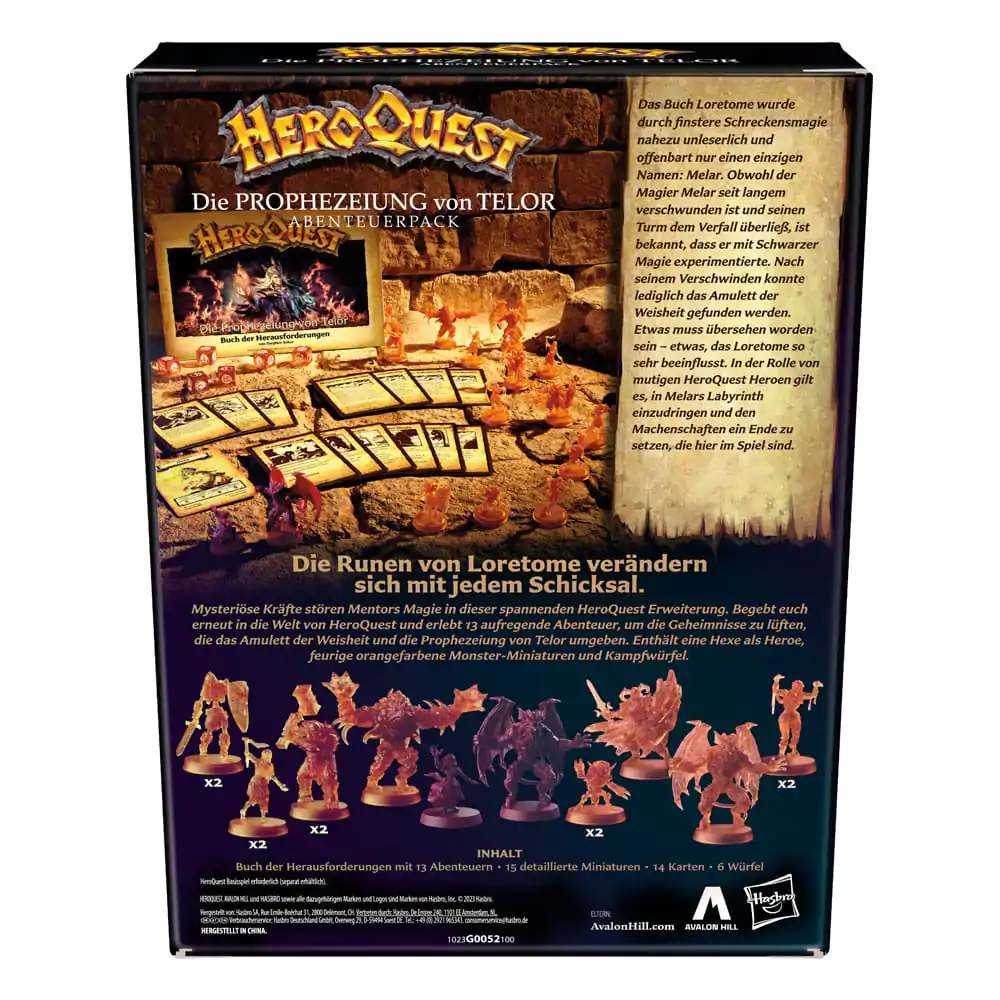 HeroQuest Board Game Expansion Set de misiuni Die Prophezeiung von Telor *Versiunea Germană* poza produsului