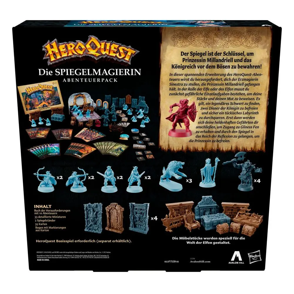 HeroQuest Joc de Societate Expansion Set de Misiuni Die Spiegelmagierin *Versiunea Germană* poza produsului