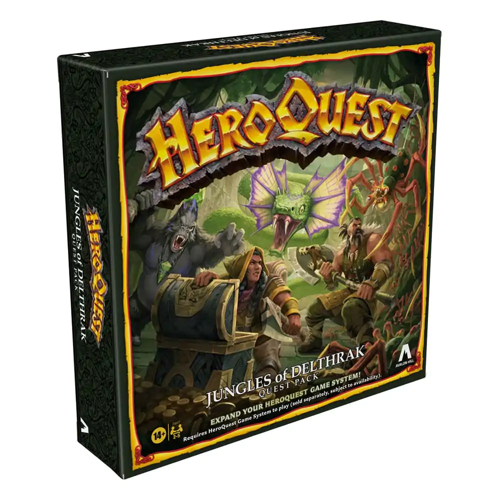 HeroQuest Board Game Expansion Jungles of Delthrak Quest Pack Versiunea în engleză poza produsului