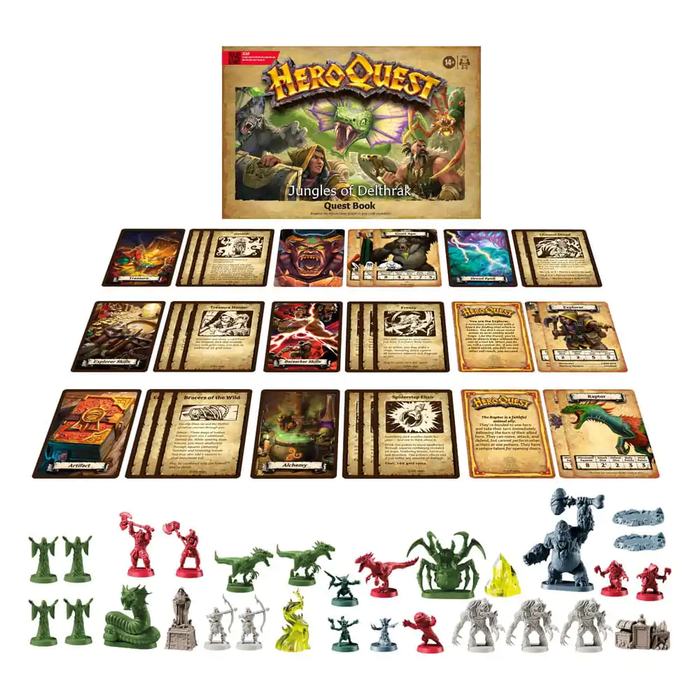 HeroQuest Board Game Expansion Jungles of Delthrak Quest Pack Versiunea în engleză poza produsului