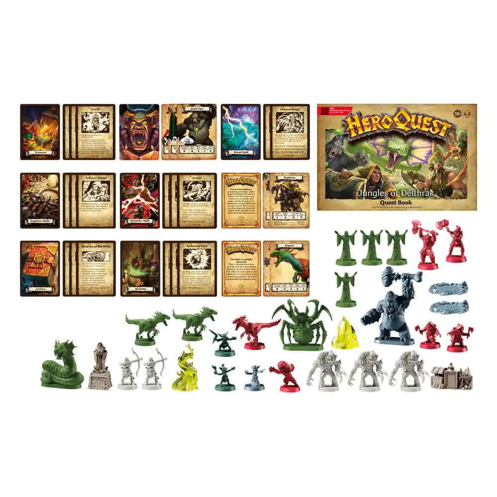 HeroQuest Board Game Expansion Jungles of Delthrak Quest Pack Versiunea în engleză poza produsului