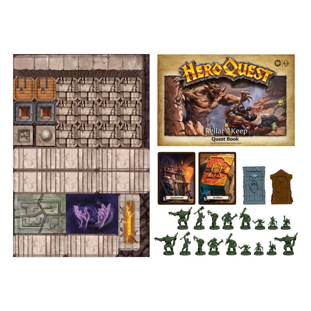 HeroQuest Board Game Expansion Kellar's Keep Pachet de Misiuni english poza produsului