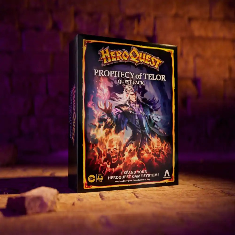 HeroQuest Board Game Expansion Prophecy of Telor Quest Pack Versiunea în engleză poza produsului