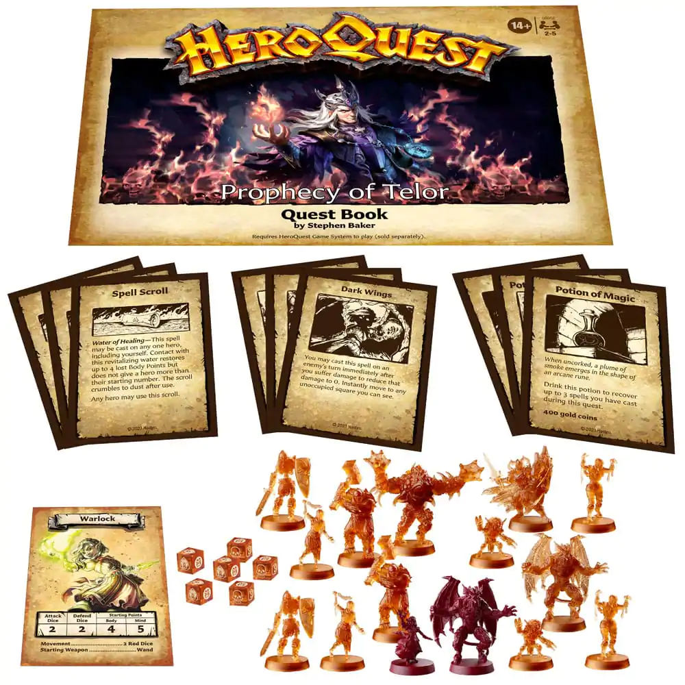 HeroQuest Board Game Expansion Prophecy of Telor Quest Pack Versiunea în engleză poza produsului