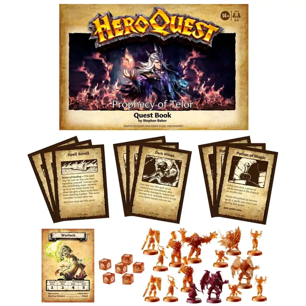 HeroQuest Board Game Expansion Prophecy of Telor Quest Pack Versiunea în engleză poza produsului