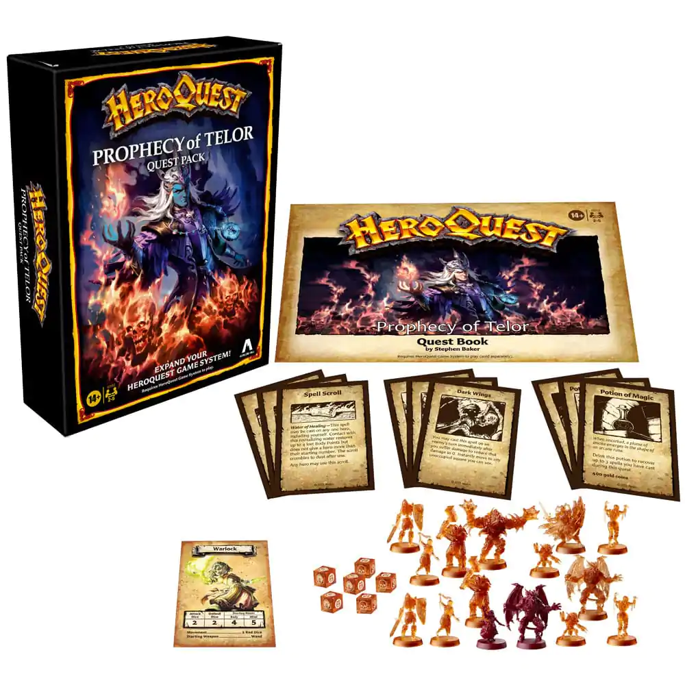 HeroQuest Board Game Expansion Prophecy of Telor Quest Pack Versiunea în engleză poza produsului