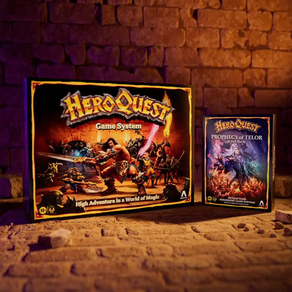 HeroQuest Board Game Expansion Prophecy of Telor Quest Pack Versiunea în engleză poza produsului