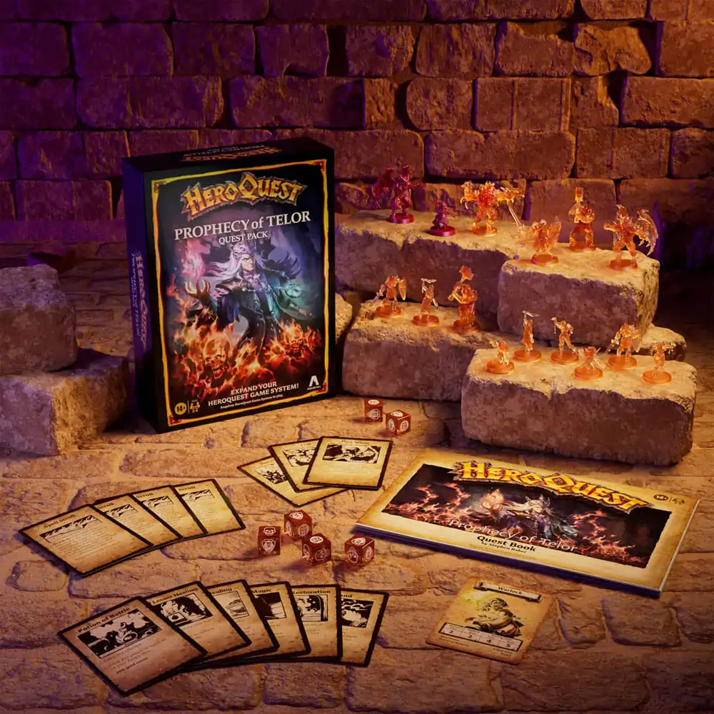 HeroQuest Board Game Expansion Prophecy of Telor Quest Pack Versiunea în engleză poza produsului