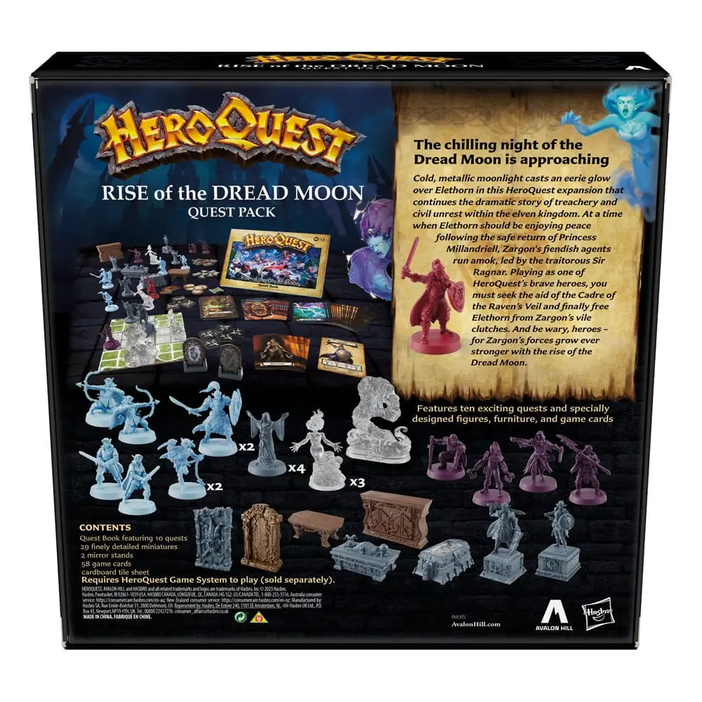 HeroQuest Board Game Expansion Rise of the Dread Moon Quest Pack *English Version* poza produsului