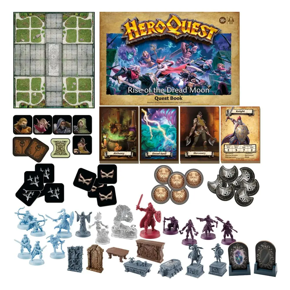HeroQuest Board Game Expansion Rise of the Dread Moon Quest Pack *English Version* poza produsului