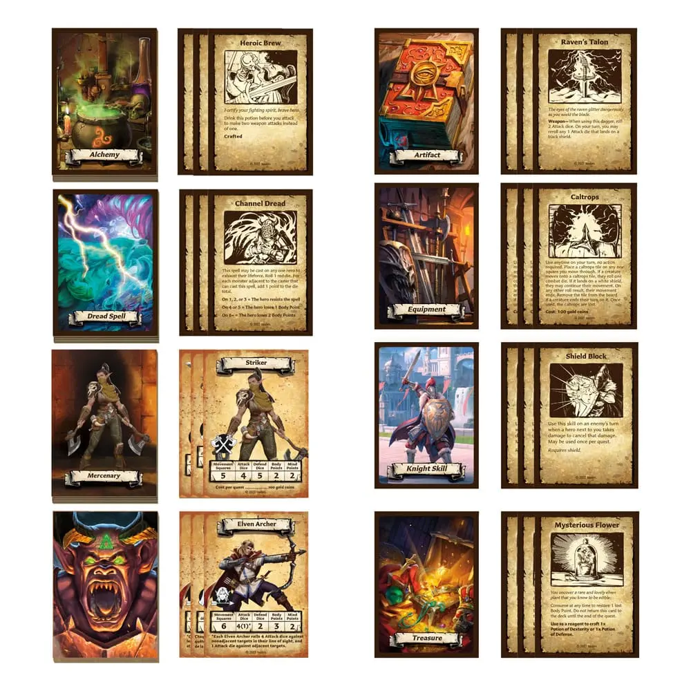 HeroQuest Board Game Expansion Rise of the Dread Moon Quest Pack *English Version* poza produsului