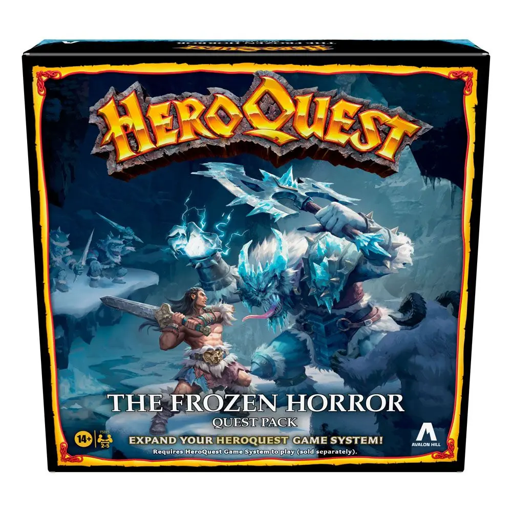 HeroQuest Board Game Expansion The Frozen Horror Quest Pack engleză Joc de societate extensie Pachet de misiuni poza produsului