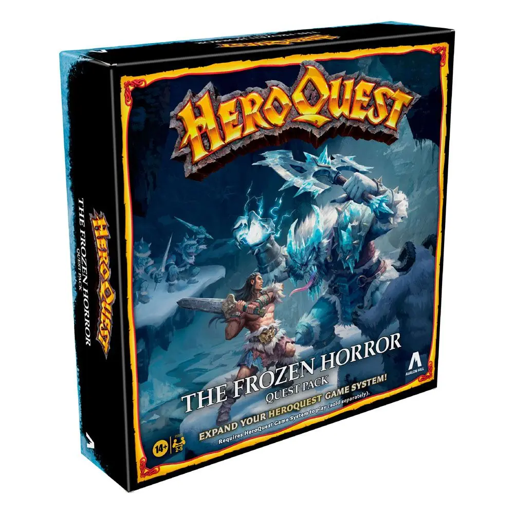 HeroQuest Board Game Expansion The Frozen Horror Quest Pack engleză Joc de societate extensie Pachet de misiuni poza produsului