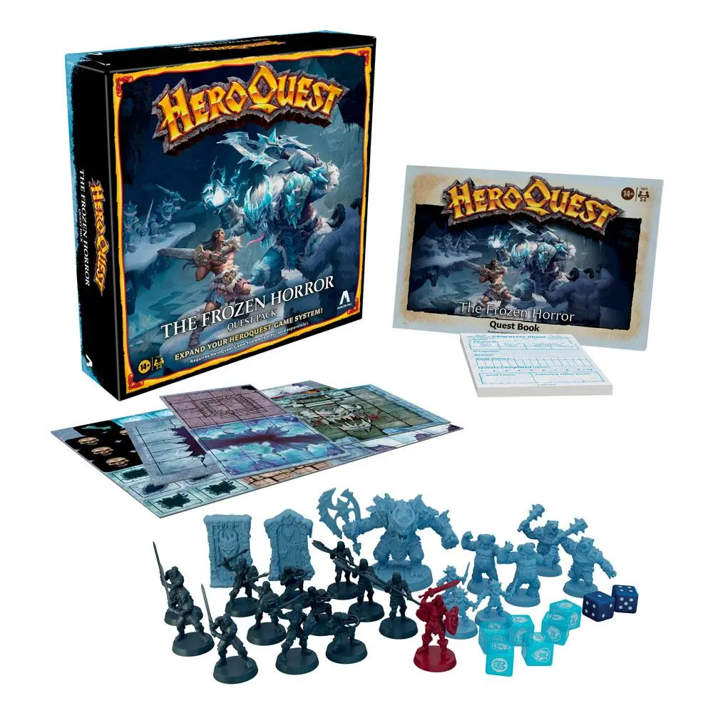 HeroQuest Board Game Expansion The Frozen Horror Quest Pack engleză Joc de societate extensie Pachet de misiuni poza produsului