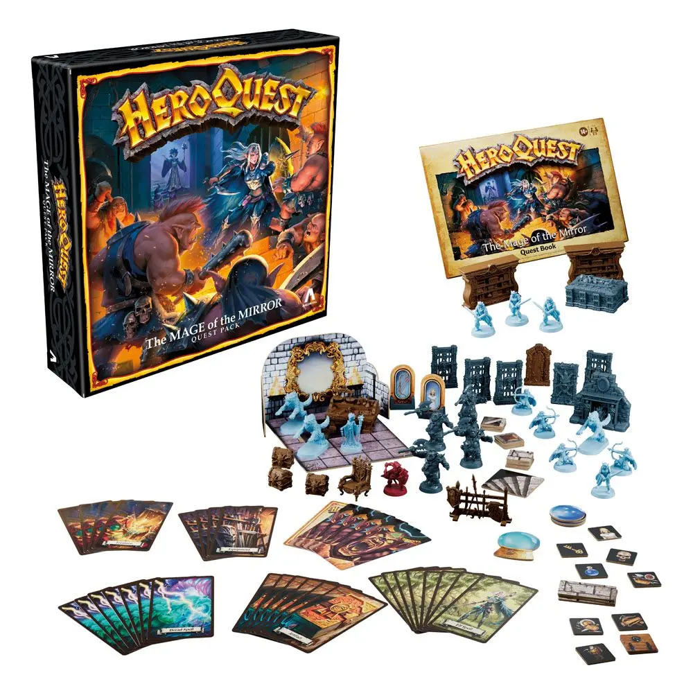 HeroQuest Board Game Expansion The Mage of the Mirror Quest Pack Versiunea în engleză poza produsului