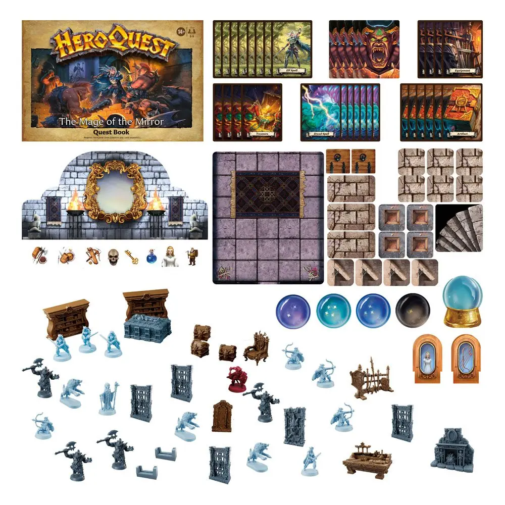 HeroQuest Board Game Expansion The Mage of the Mirror Quest Pack Versiunea în engleză poza produsului