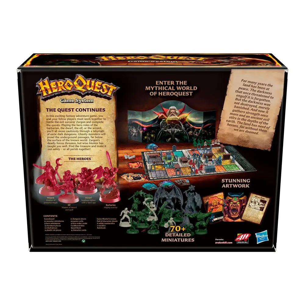 HeroQuest Board Game Game System engleza poza produsului