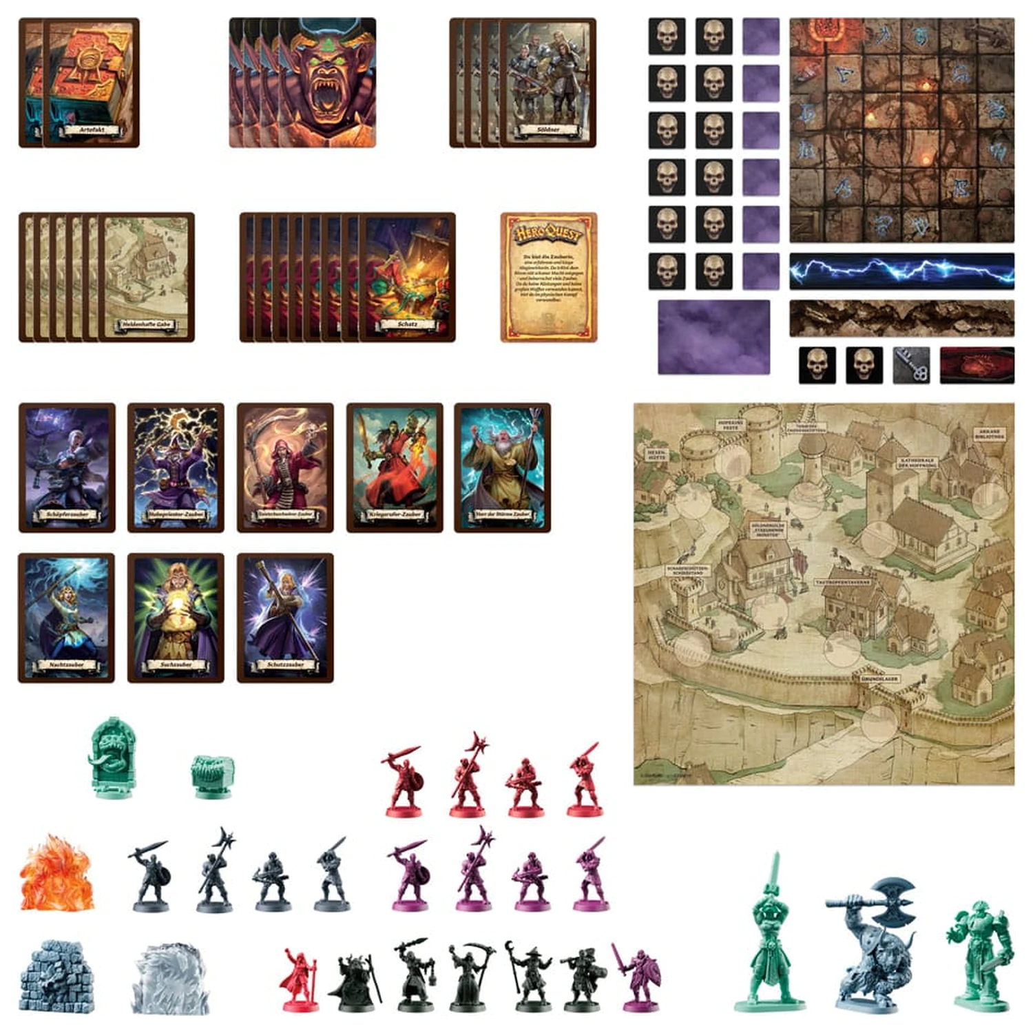 HeroQuest Board Game Expansion Morcars Magier Quest Pack *Versiune germana* poza produsului