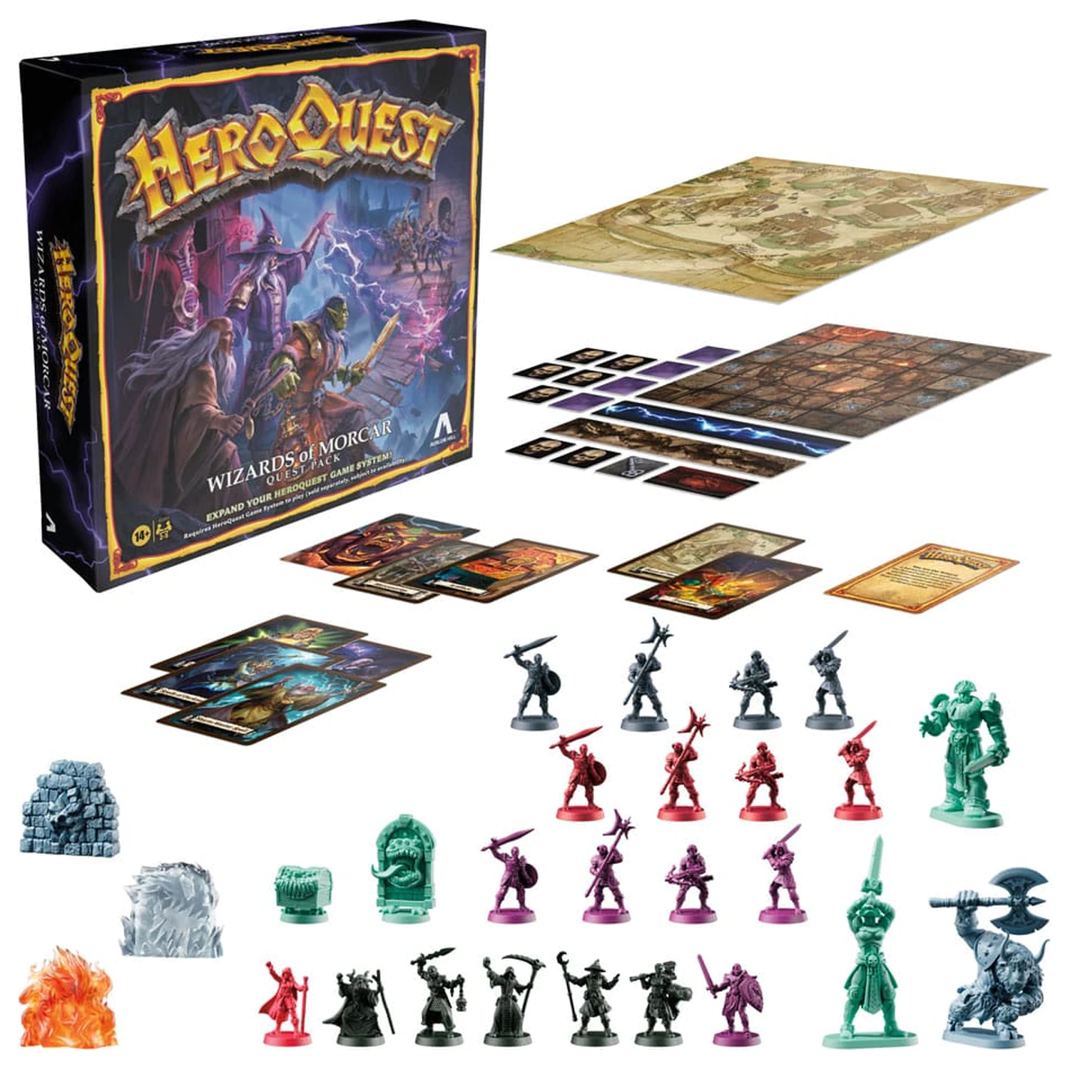 HeroQuest Board Game Expansion Wizards of Morcar Quest Pack Editie in limba engleza poza produsului