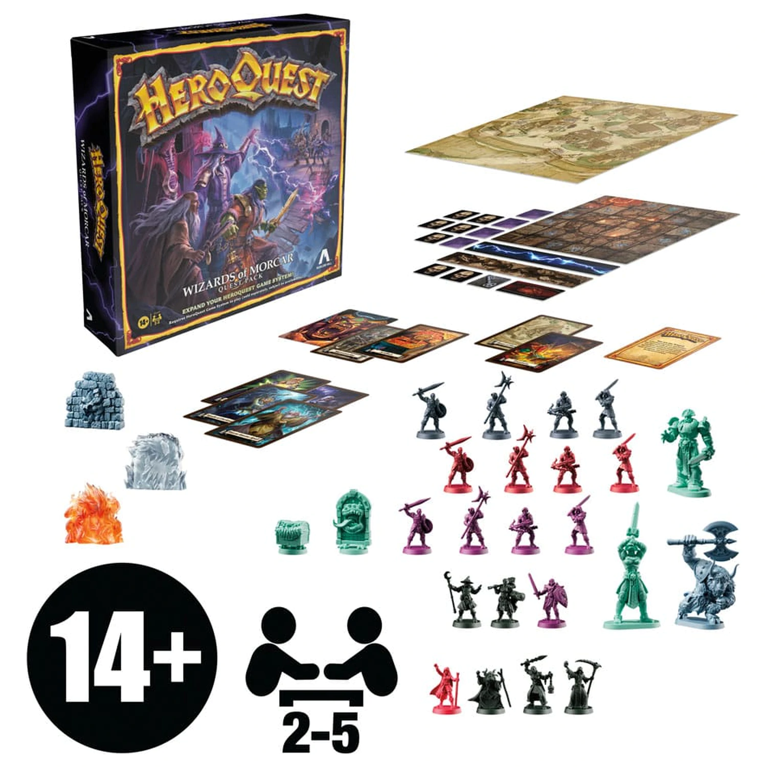 HeroQuest Board Game Expansion Wizards of Morcar Quest Pack Editie in limba engleza poza produsului