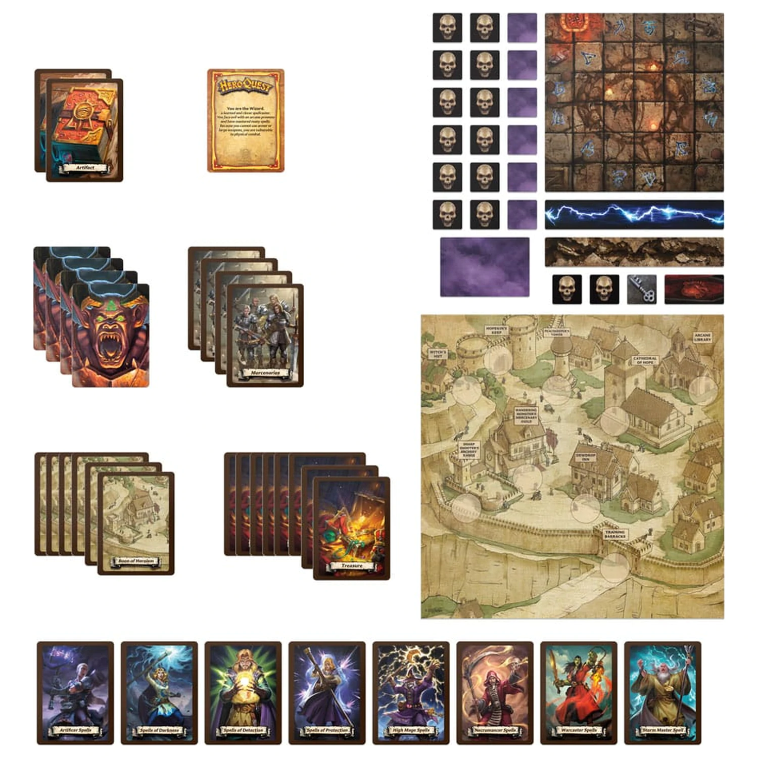 HeroQuest Board Game Expansion Wizards of Morcar Quest Pack Editie in limba engleza poza produsului