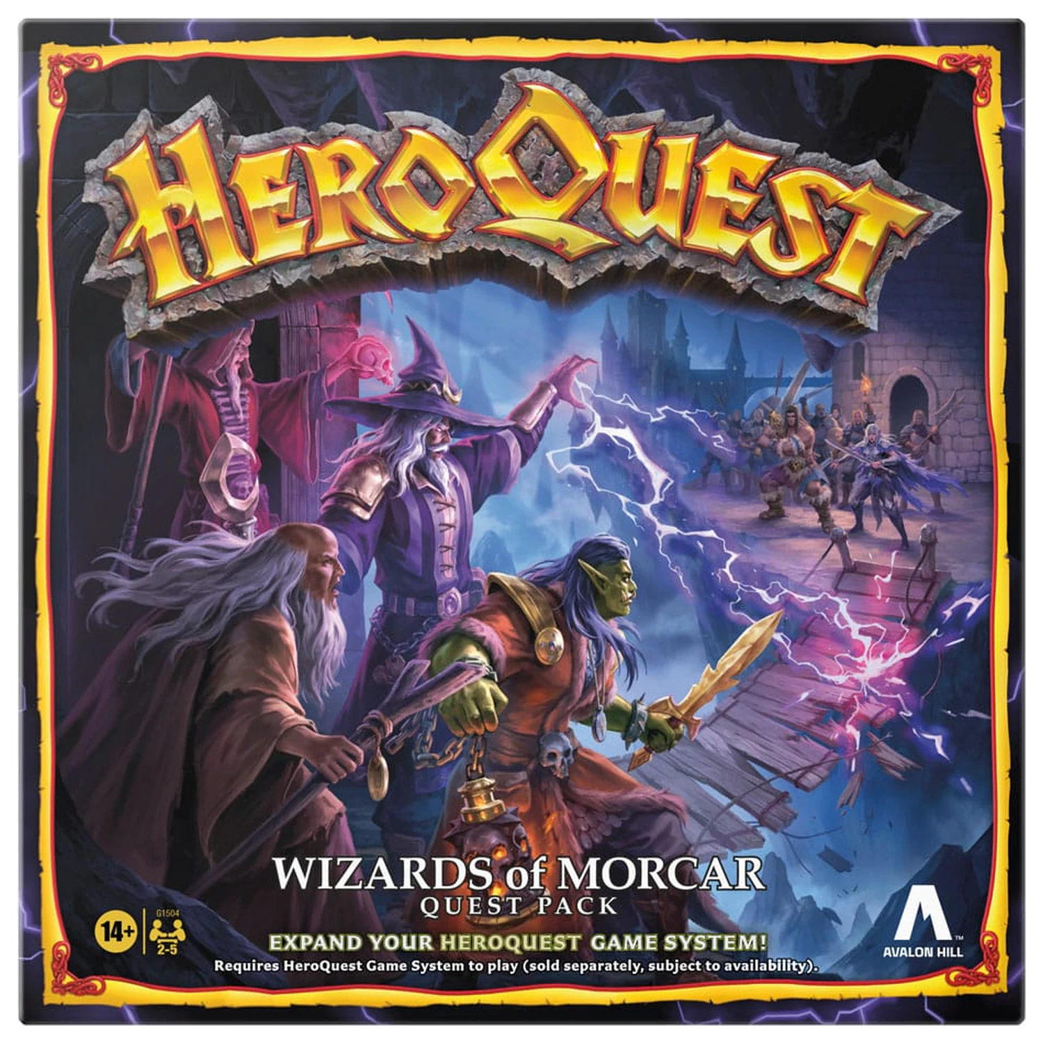 HeroQuest Board Game Expansion Wizards of Morcar Quest Pack Editie in limba engleza poza produsului
