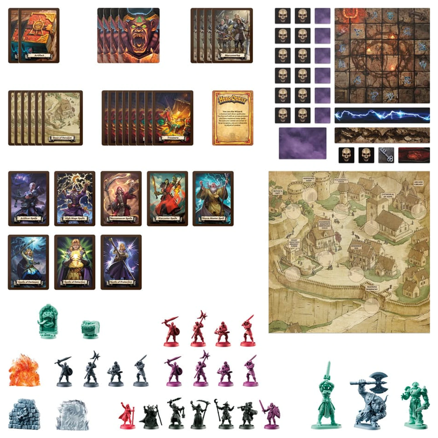 HeroQuest Board Game Expansion Wizards of Morcar Quest Pack Editie in limba engleza poza produsului