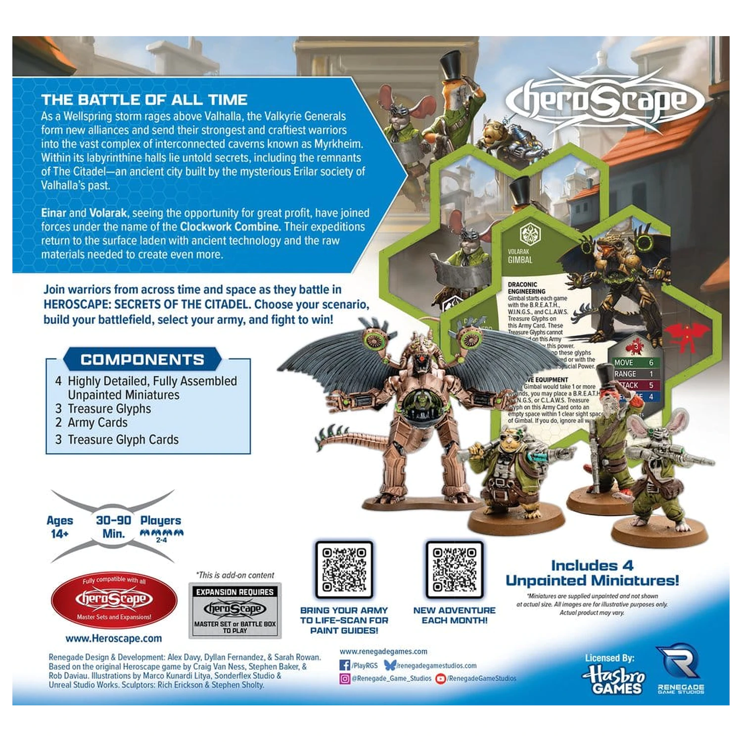 Heroscape Army Expansion Clockwork Combine Research Expedition Versiune Engleză poza produsului