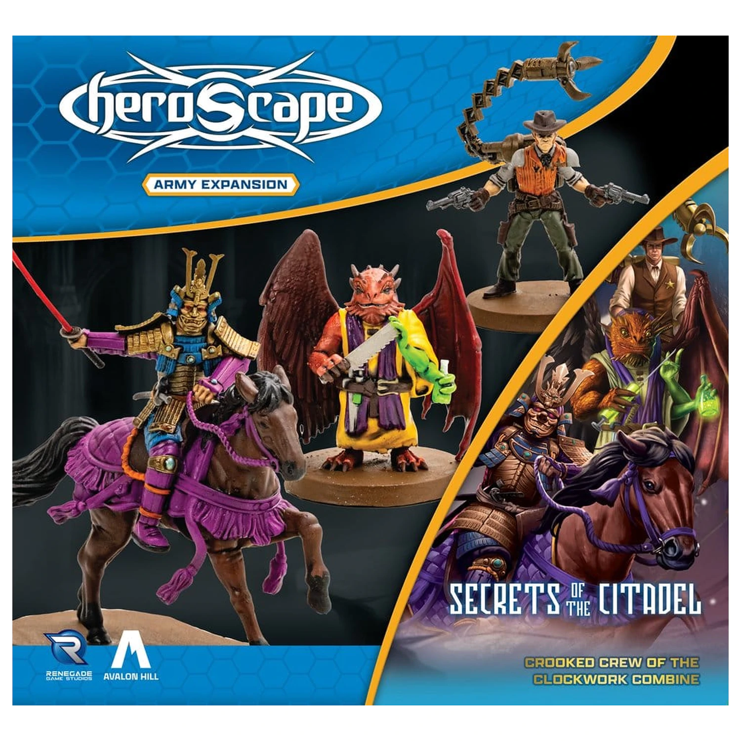 Heroscape Army Expansion Crooked Crew of the Clockwork Combine versiune engleza poza produsului