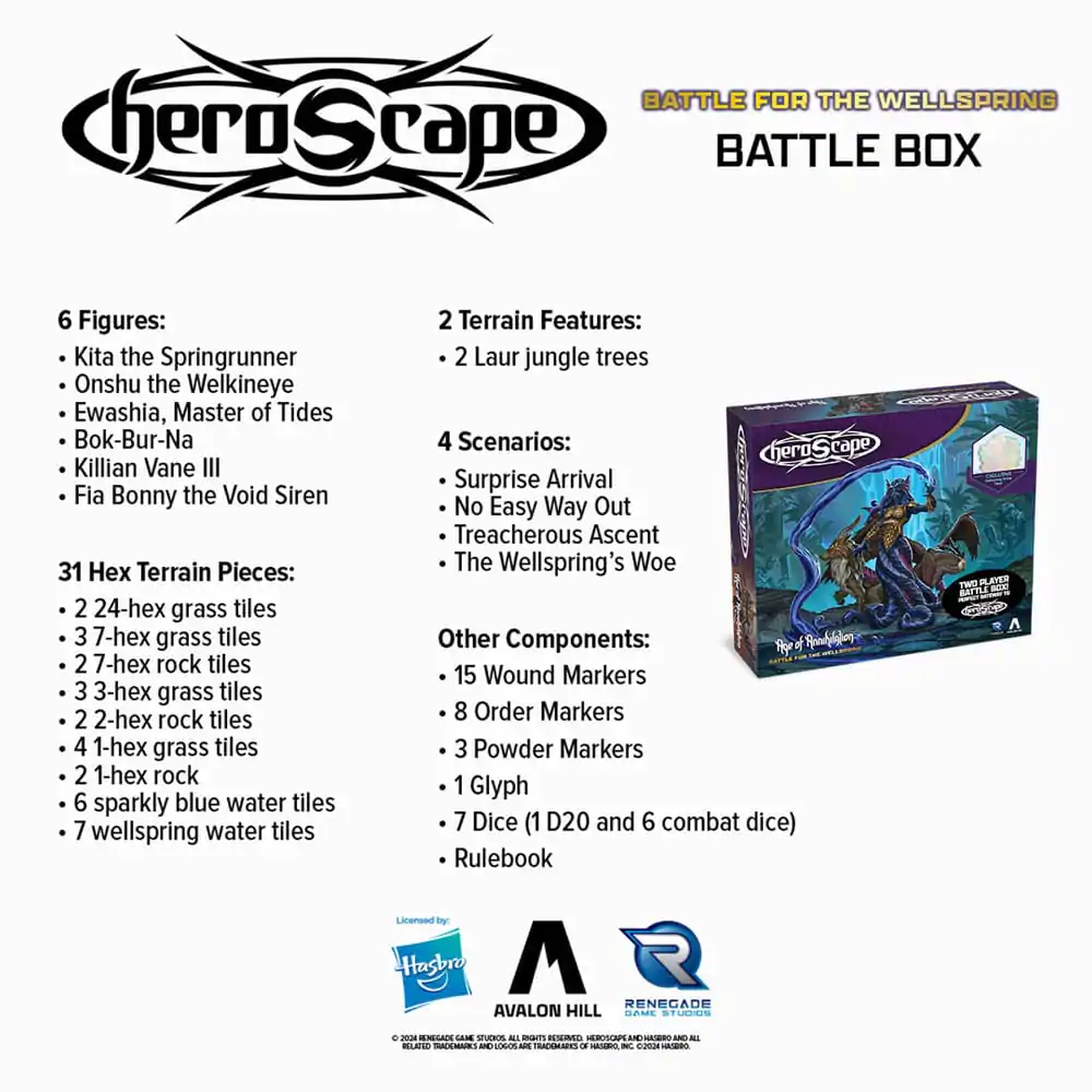 Heroscape board game Battle for the Wellspring Battle Box English Version poza produsului