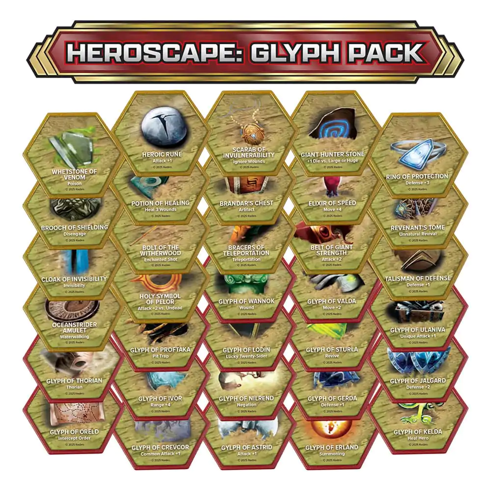Heroscape Expansiune Glyph Pachet Versiune engleză poza produsului