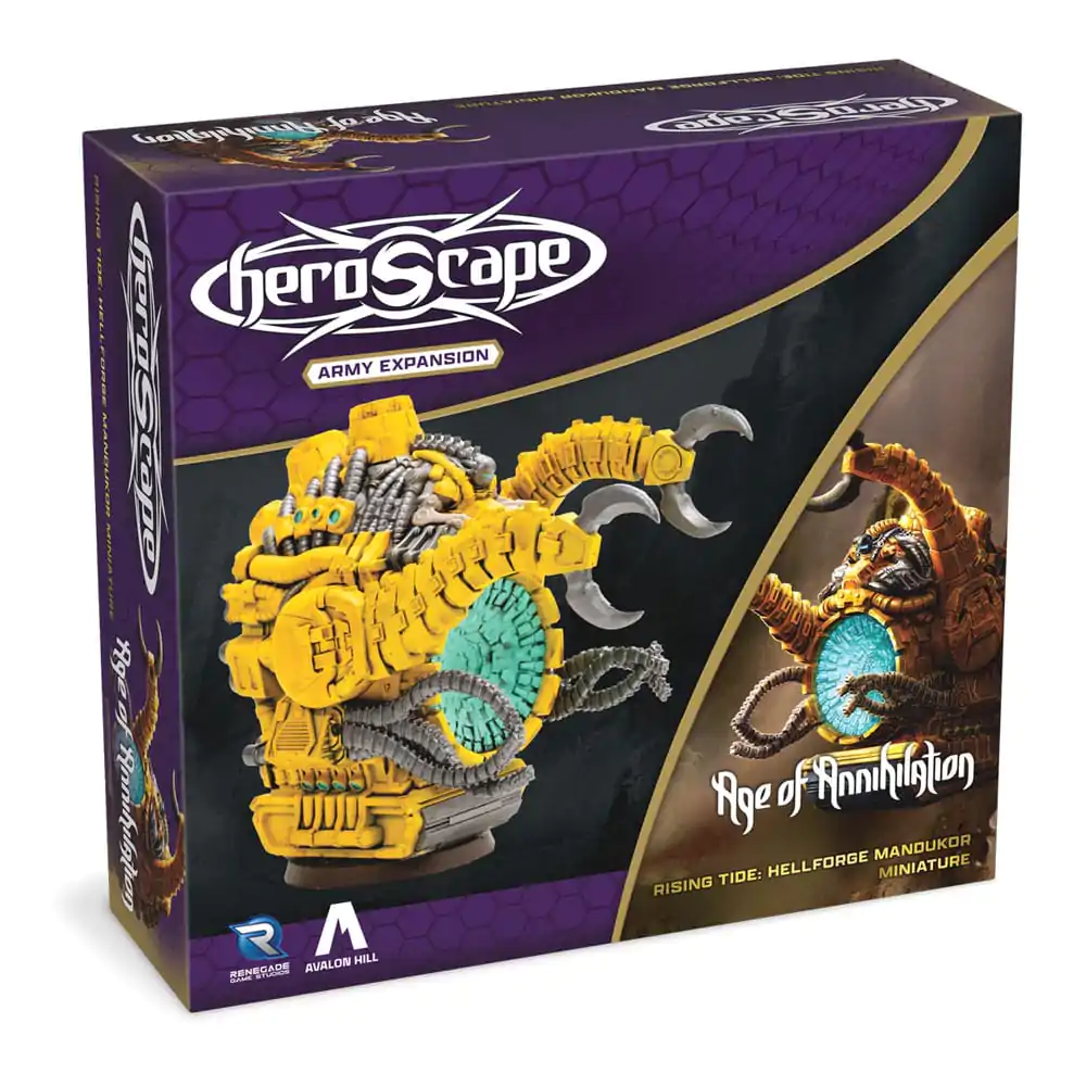 Heroscape Expansion Rising Tide - Hellforge Mandukor Army Versiunea în engleză poza produsului