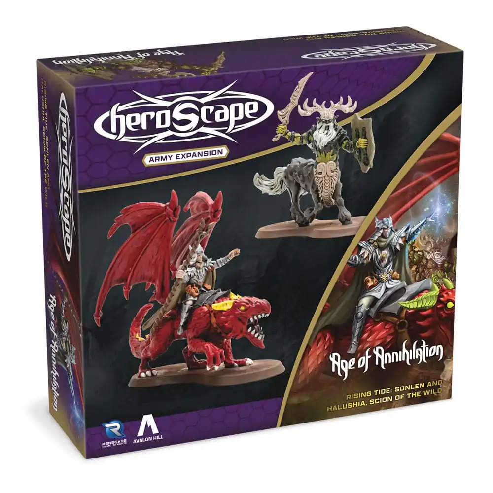Heroscape Expansion Rising Tide - Sonlen & Halushia, Scion of the Wild Army English Version poza produsului