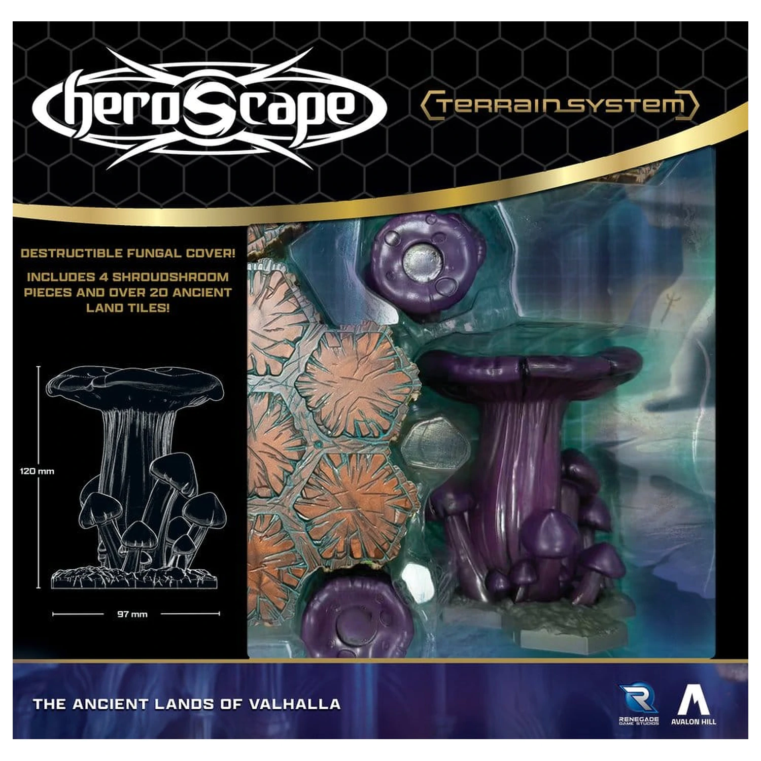 Heroscape Terrain Expansion The Ancient Lands of Valhalla Versiune engleză poza produsului