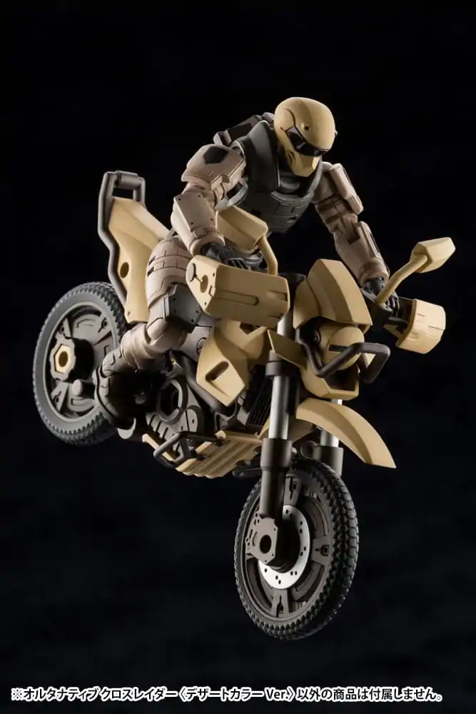 Hexa Gear Plastic Model Kit 1/24 Alternative Cross Rider Culoare Deșert Ver. 10 cm poza produsului