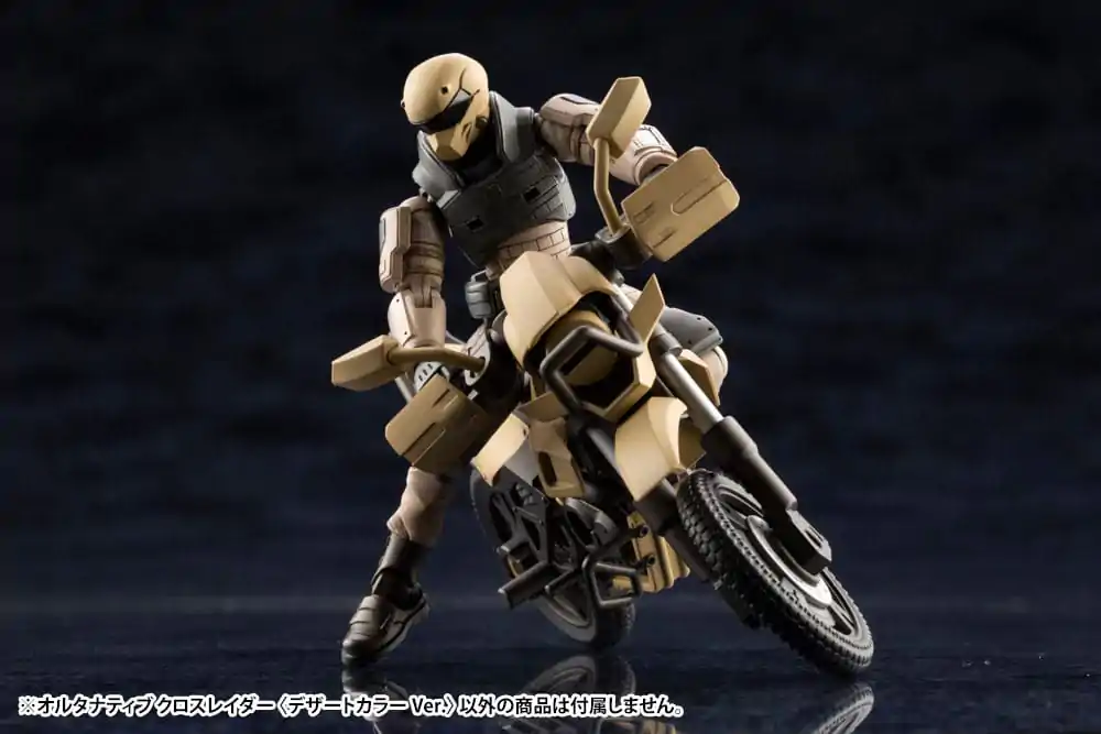 Hexa Gear Plastic Model Kit 1/24 Alternative Cross Rider Culoare Deșert Ver. 10 cm poza produsului