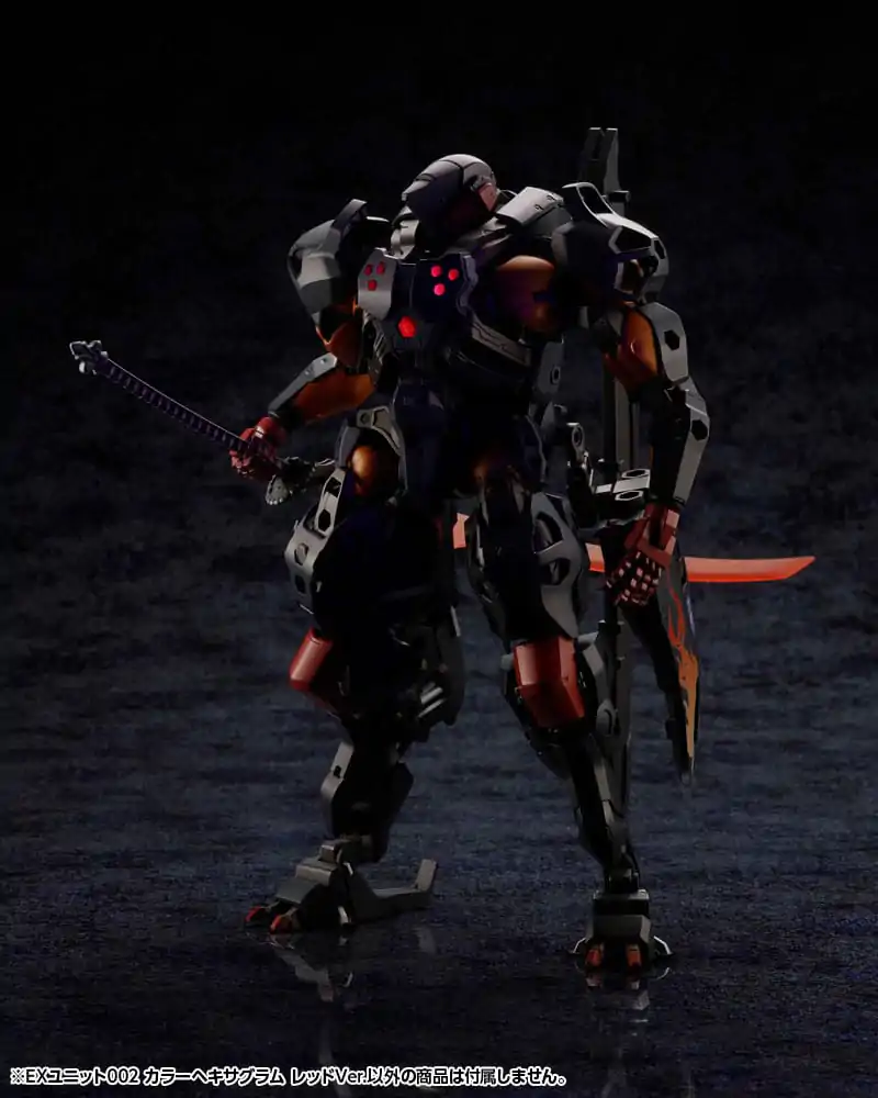 Set Accesorii Model Plastic Hexa Gear 1/24 Unitate Ex 002 Hexa G-R.A.M Red Ver. poza produsului