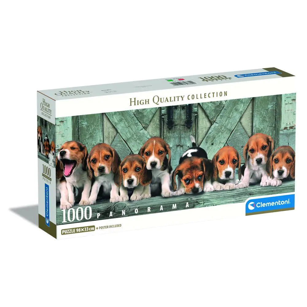 Puzzle panoramic Beagles de înaltă calitate 1000 piese poza produsului
