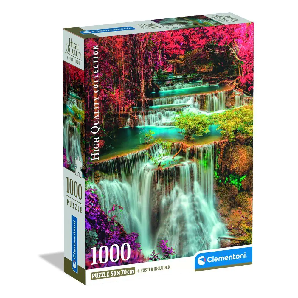 Puzzle Cascada Thailandeza Colorata de Inalta Calitate 1000 piese poza produsului