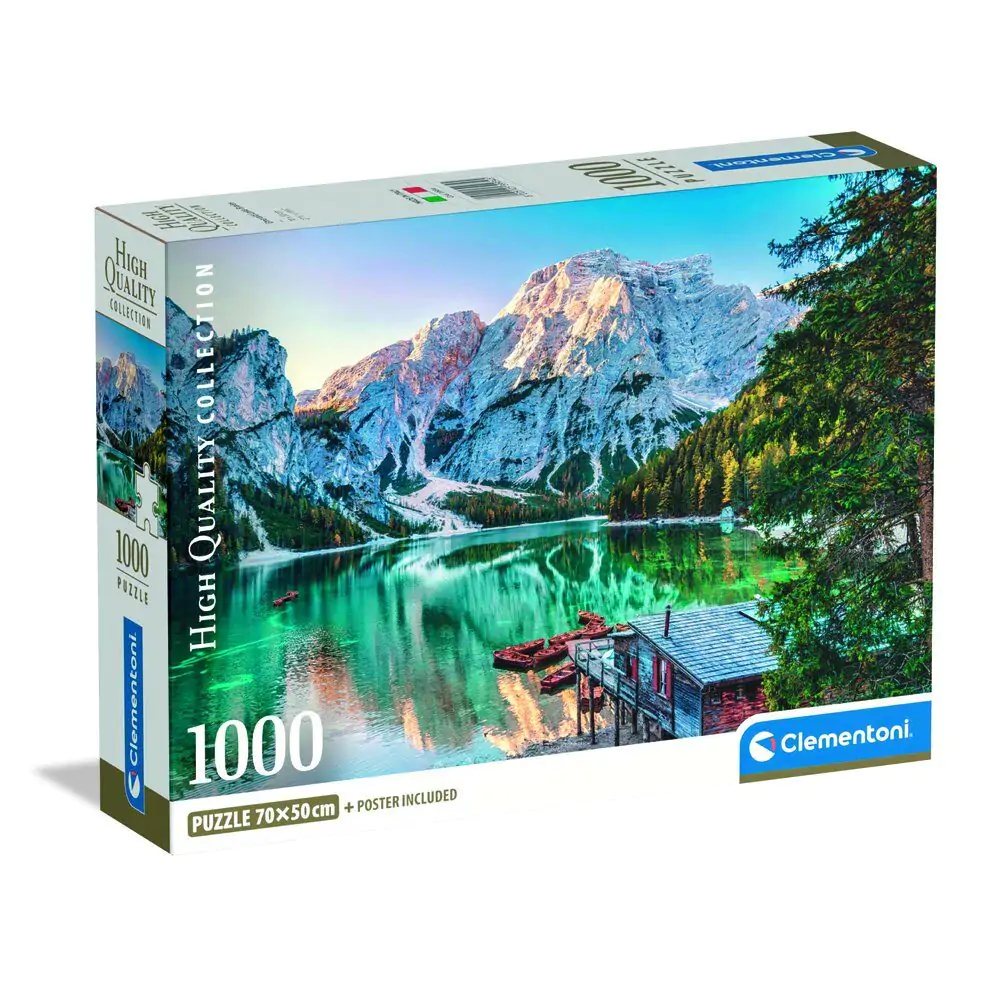 Puzzle de înaltă calitate Lacul Emerald Braies 1000 buc poza produsului