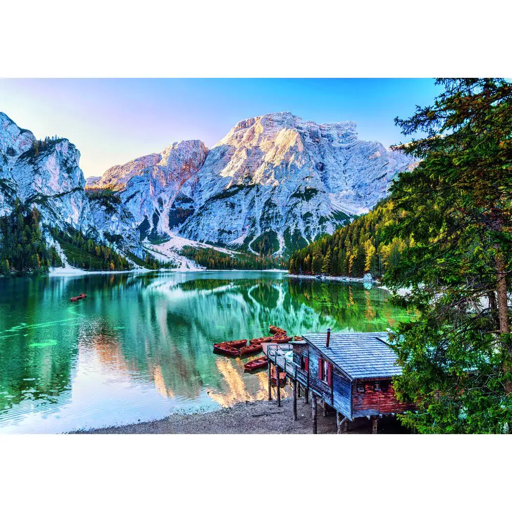 Puzzle de înaltă calitate Lacul Emerald Braies 1000 buc poza produsului