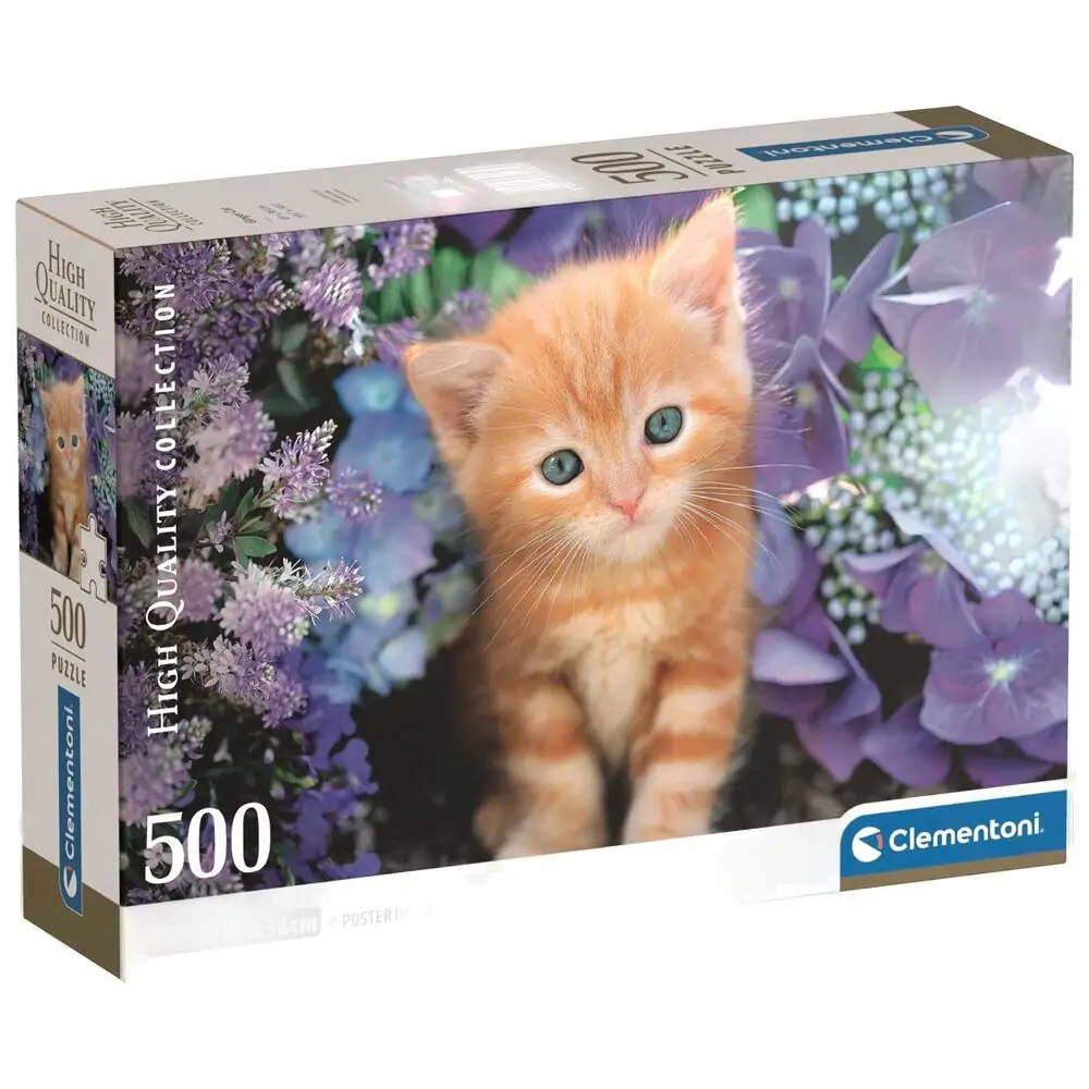 Puzzle Pisică Ghimbir de Înaltă Calitate 500 piese poza produsului