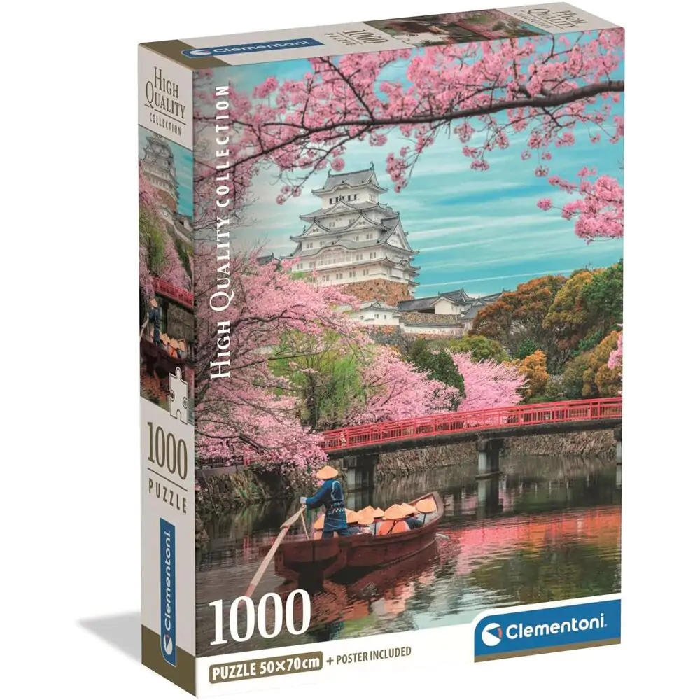 Puzzle de calitate superioară Castelul Himeji primăvara 1000 piese poza produsului