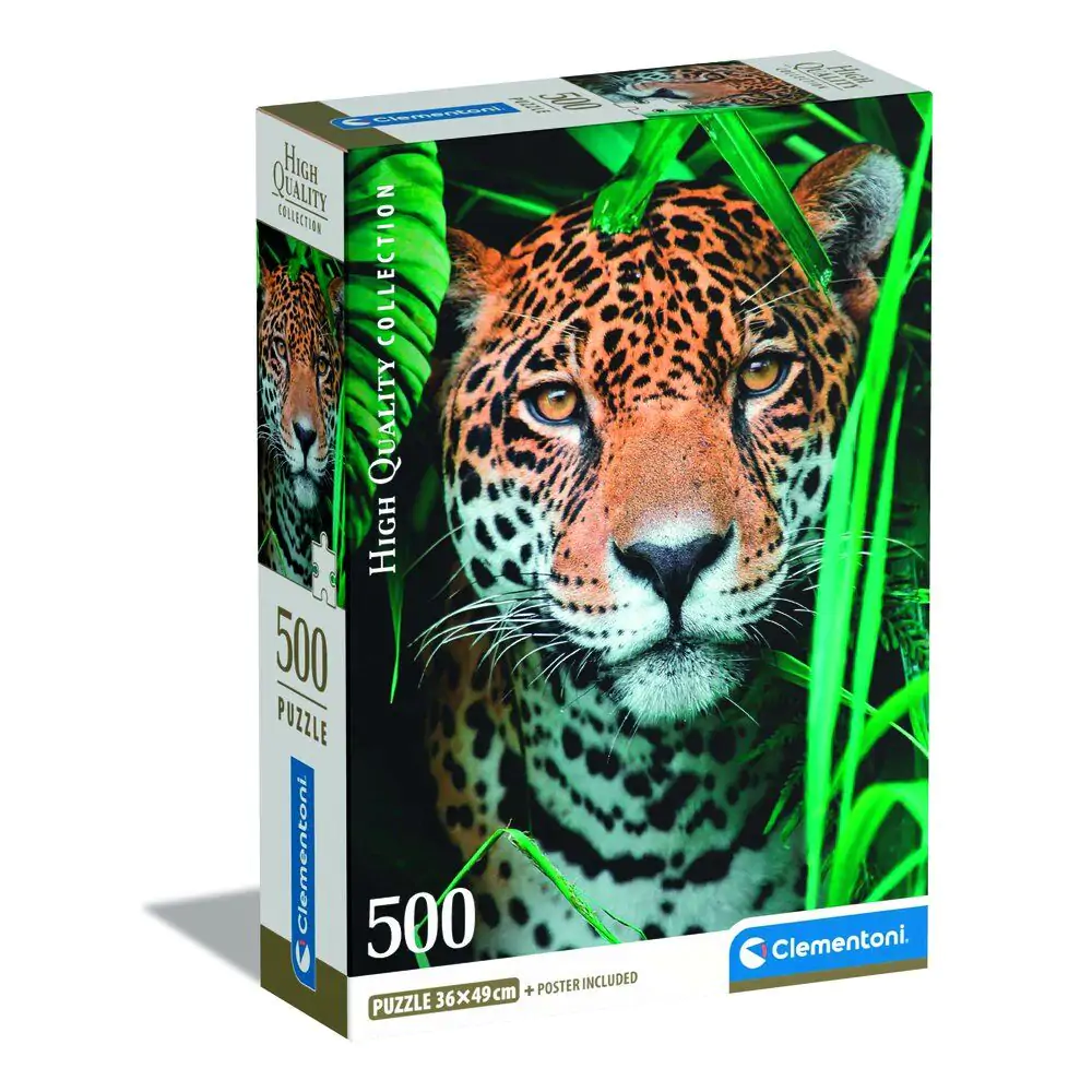 Puzzle Jaguar de înaltă calitate în junglă 500 piese poza produsului