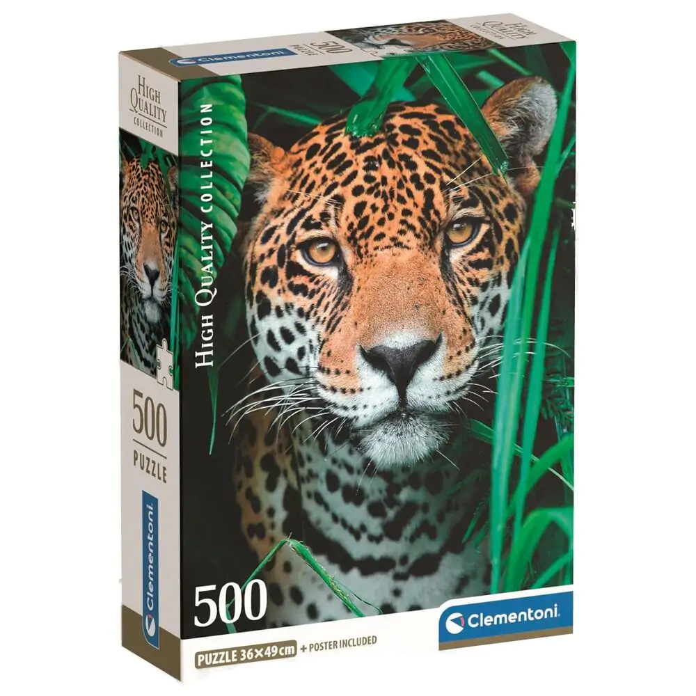 Puzzle Jaguar de înaltă calitate în junglă 500 piese poza produsului