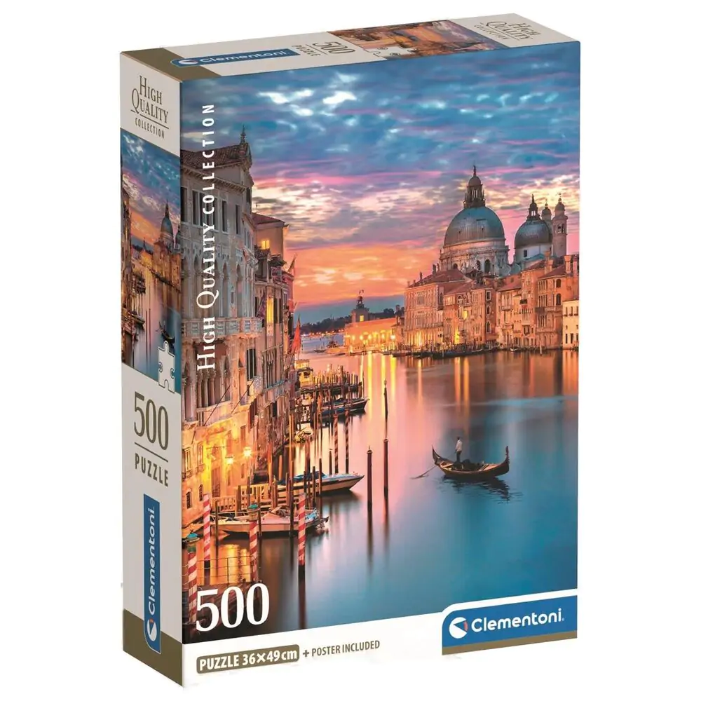 Puzzle Veneția iluminat de înaltă calitate 500 piese poza produsului