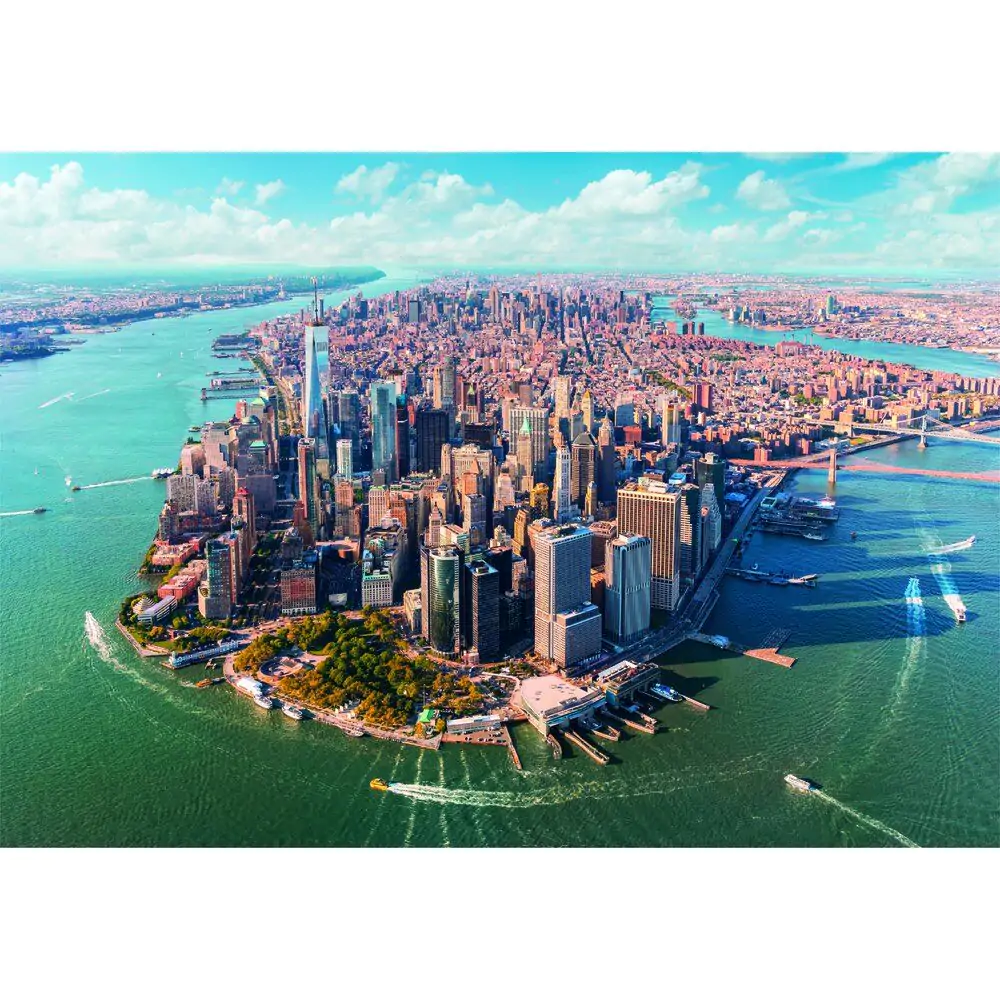 Puzzle de înaltă calitate Lower Manhattan New York City 2000 piese poza produsului