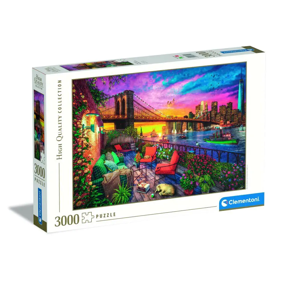 Puzzle de înaltă calitate Manhattan Balcony Sunset 3000 piese poza produsului